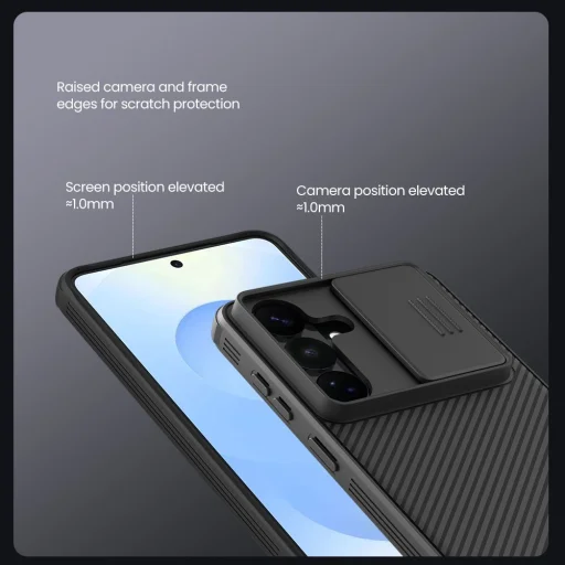 Samsung Galaxy S26 Plus čierny Nillkin CamShield PRO tvrdé puzdro - 4