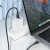 Silikónový kábel USB C - USB C Hoco 3A 60W 3 m X109 čierny thumbnail