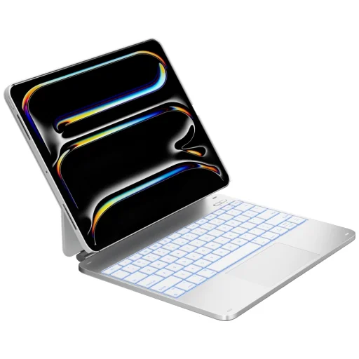 iPad Air 13" 2024/2025 Typecase Edge+ klávesnicové puzdro strieborné - 3