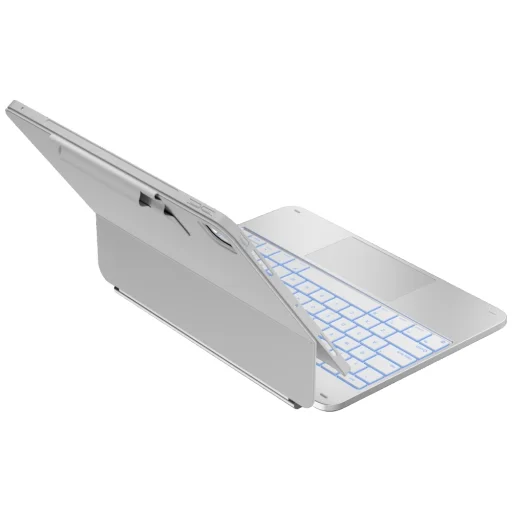 iPad Air 13" 2024/2025 Typecase Edge+ klávesnicové puzdro strieborné - 5