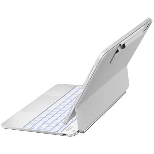 iPad Air 13" 2024/2025 Typecase Edge+ klávesnicové puzdro strieborné - 7