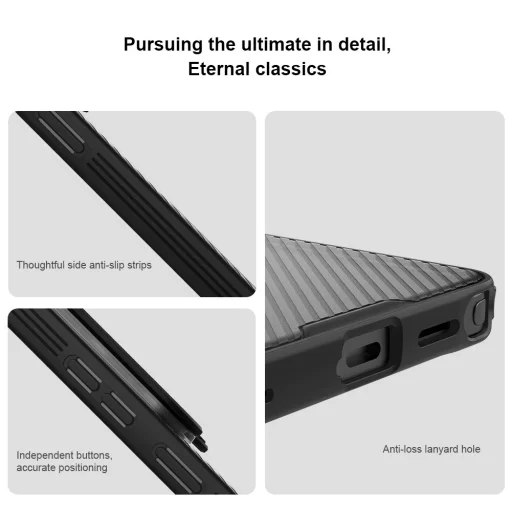 Samsung Galaxy S26 Ultra Priehľadný Čierny Nillkin CamShield Prop Magnetic (s priehľadnou šošovkou) obal - 8