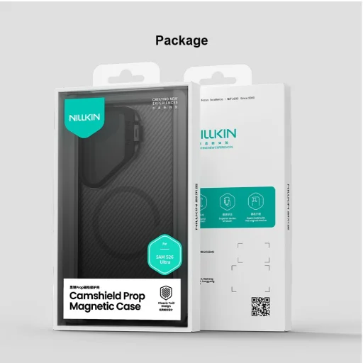 Samsung Galaxy S26 Ultra Priehľadný Čierny Nillkin CamShield Prop Magnetic (s priehľadnou šošovkou) obal - 10