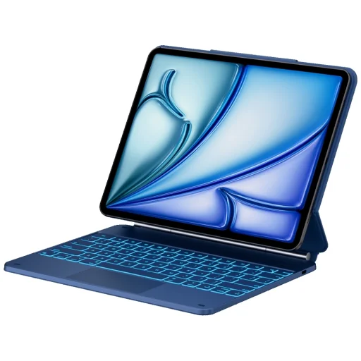 iPad Air 13" 2024/2025 Typecase Edge klávesnicové puzdro modré - 3
