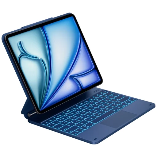 iPad Air 13" 2024/2025 Typecase Edge klávesnicové puzdro modré - 4