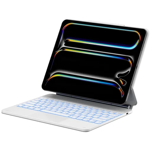 iPad Pro 13" 2024/2025 Typecase Edge klávesnicové puzdro biele - 3