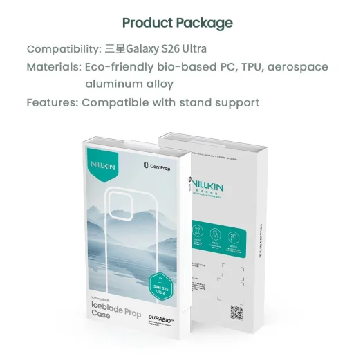 Samsung Galaxy S26 Ultra Tmavá nočná čierna Nillkin Iceblade Prop Magnetické puzdro - 8
