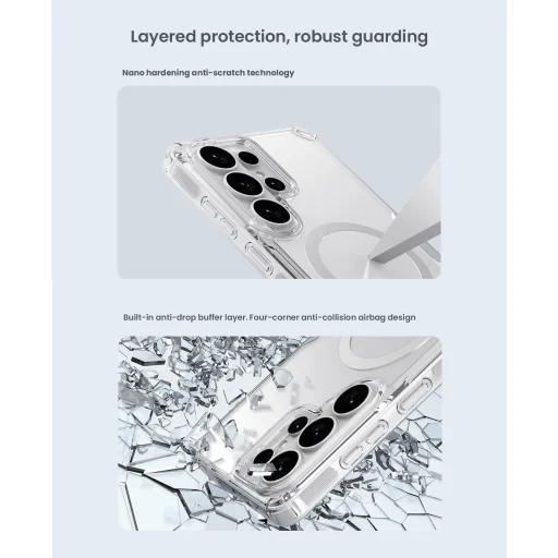 Samsung Galaxy S26 Ultra priehľadné Nillkin Nature TPU PRO Magnetické puzdro - 7