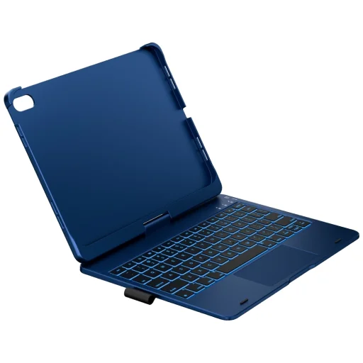 iPad 11" (A16) 2025 / iPad 10.9" 2022 puzdro Flexbook Touch Typecase s klávesnicou tmavomodré - 10