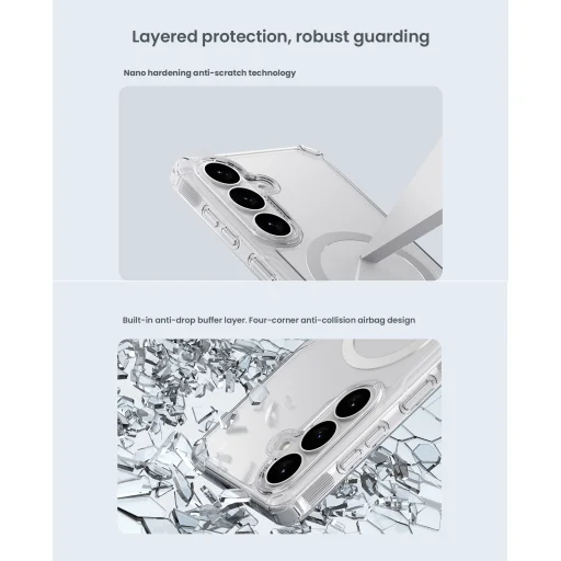 Samsung Galaxy S26 Plus Priehľadný Nillkin Nature TPU PRO Magnetický obal - 6