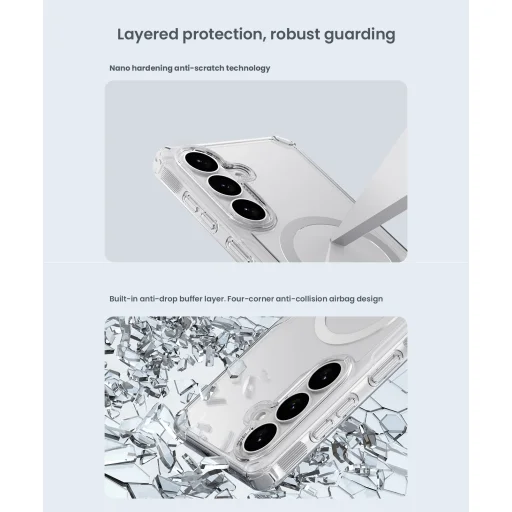 Samsung Galaxy S26 Priehľadné Nillkin Nature TPU PRO Magnetické puzdro - 7