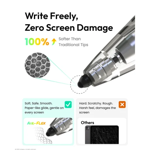 Metapen Air-Flex tollhegyek - fehér - 5