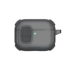 AirPods Pro 3 AmazingThing Titan Pro Mag Clear puzdro - Čierny