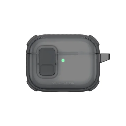 AirPods Pro 3 AmazingThing Titan Pro Mag Clear puzdro - Čierny - 1