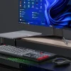 Yesido - Vezeték nélküli billentyűzet és egér szett (KB43) - 2.4GHz, 104 billentyű, DPI:800-1000-1600, Gyors adatátvitel, Alacsony késleltetés - Fekete thumbnail