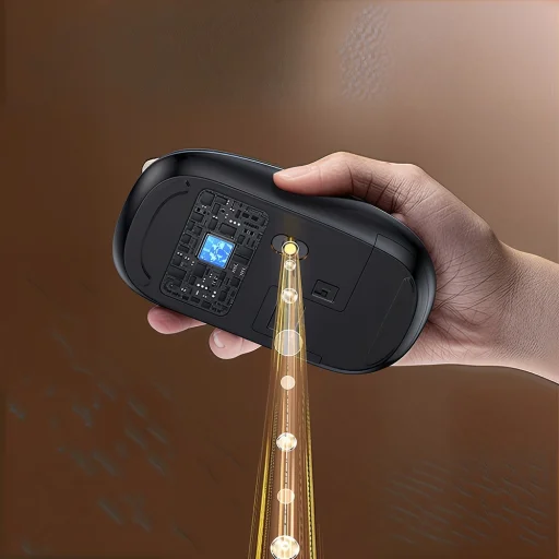 Yesido - Bezdrôtový set klávesnice a myši (KB42) - 2.4GHz, 1000DPI, Plug&Play, smart čip - Čierna - 5