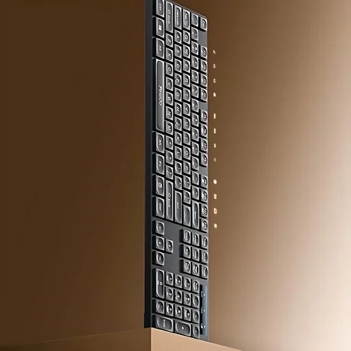 Yesido - Bezdrôtový set klávesnice a myši (KB42) - 2.4GHz, 1000DPI, Plug&Play, smart čip - Čierna - 3