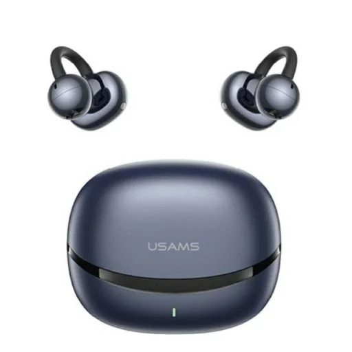 Bluetooth slúchadlá USAMS R03 Echo Clip-on 6.0 modré - 1