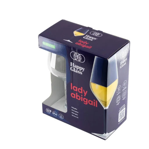 HappyGlass Lady Abigail nerozbitný pohár na víno, 47 cl, bez BPA, potravinárska kvalita, 2 ks / súprava - 2
