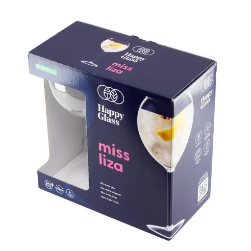 HappyGlass Miss Liza nerozbitný pohár na gin-tonic, 63 cl, bez BPA, potravinárska kvalita, 2 ks / sada - 2