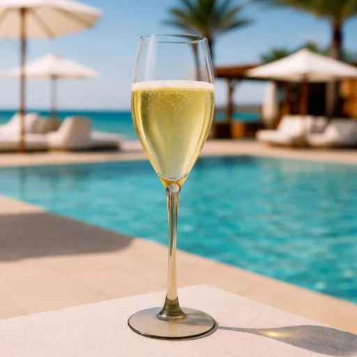 HappyGlass Miss Muse nerozbitný pohár na šampanské, 24 cl, bez BPA, potravinárska kvalita, 4 ks / súprava - 4