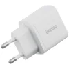 Biely Bazic Goport Velox Kit 1xUSB-C 1xUSB-A GaN 35W nástenná nabíjačka s opleteným káblom thumbnail