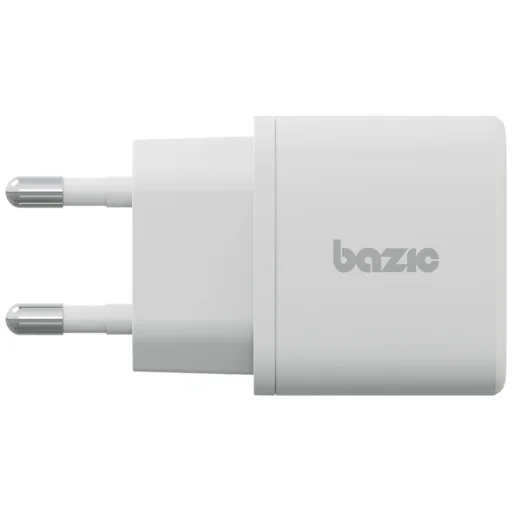 Biely Bazic Goport Velox Kit 1xUSB-C 1xUSB-A GaN 35W nástenná nabíjačka s opleteným káblom - 5