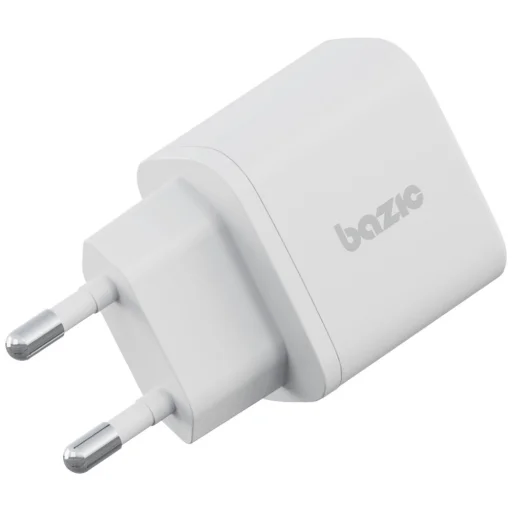 Biely Bazic Goport Velox Kit 1xUSB-C 1xUSB-A GaN 35W nástenná nabíjačka s opleteným káblom - 3