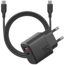 Bazic Goport Velox Kit 1xUSB-C 1xUSB-A GaN 35W nabíjačka čierna