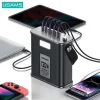 USAMS Powerbank 80000mAh 130W 2C+3AQC3.0+PD Gyors Töltés fekete/fekete STXLOGTC01 (US-CD196) + U-kábel thumbnail