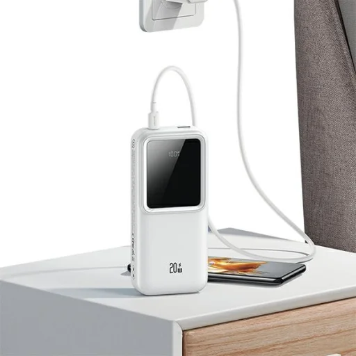 USAMS Powerbank so zabudovanými káblami USB-C+Lightning 30000 mAh 20W PD+Qc 3.0 Rýchle nabíjanie X-chel Seri - 6