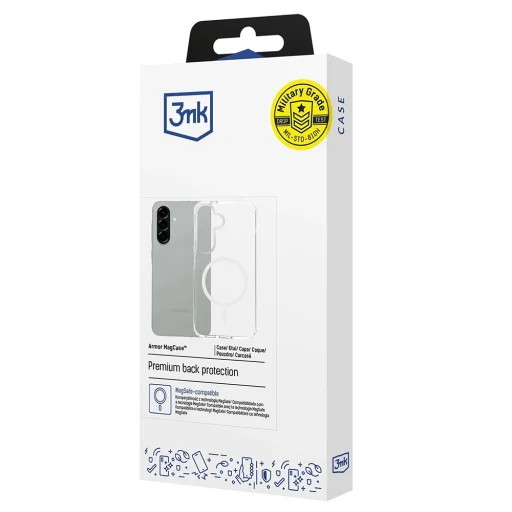 3mk - Armor MagCase - Samsung Galaxy A57 5G - Priehľadné puzdro - 6