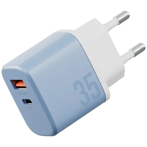 Bazic GoPort Velox Kit USB-C/USB-A GaN 35W nástenná nabíjačka modrá - 2
