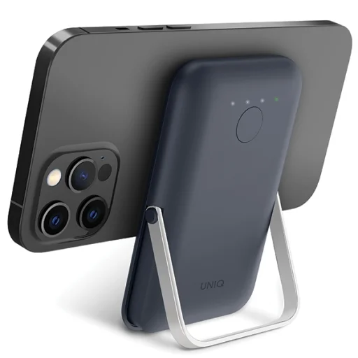 UNIQ Hoveo Powerbank 5000mAh USB-C 20W PD Rýchle nabíjanie Bezdrôtové Magnetické modrá/storm blue - 6