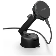 ENERGEA Magarctic Drive 25W Qi2 držiak do auta do vetracej mriežky / na palubnú dosku / na čelné sklo s 45W nabíjačkou do auta, sivý