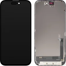 Modul displeja MP pre Apple iPhone 16, OLED diagnostická verzia, náhradný, čierny