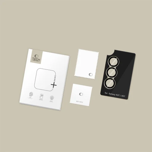 Samsung Galaxy A37 / A57 5G Tech-Protect Camring Fit+ ochranný krúžok na fotoaparát čierny - 6