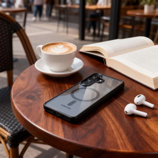 Samsung Galaxy S26 Tech-protect Magmat Magsafe obal Čierno-priehľadný - 6