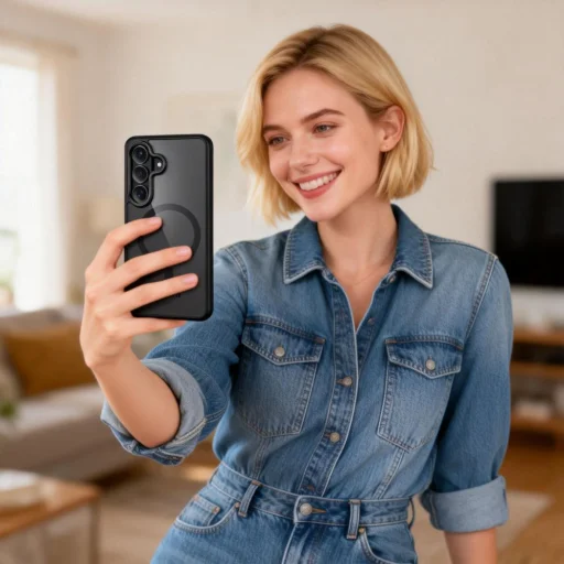 Samsung Galaxy S26 Tech-protect Magmat Magsafe obal Čierno-priehľadný - 9