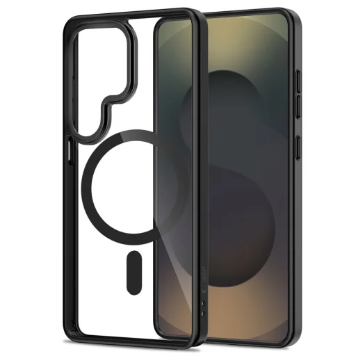 Samsung Galaxy S26 Ultra Tech-protect Magmat Magsafe puzdro čierno-priehľadné - 2