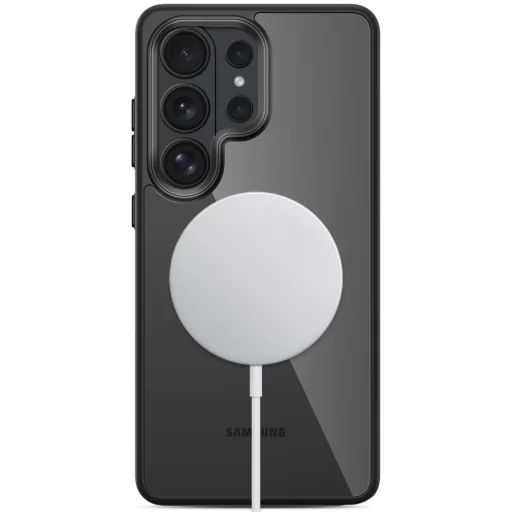 Samsung Galaxy S26 Ultra Tech-protect Magmat Magsafe puzdro čierno-priehľadné - 4