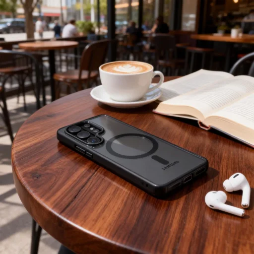 Samsung Galaxy S26 Ultra Tech-protect Magmat Magsafe puzdro čierno-priehľadné - 6