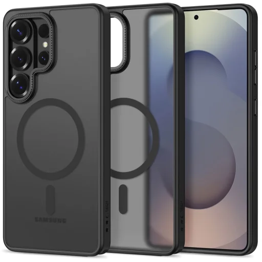 Samsung Galaxy S26 Ultra Tech-protect Magcam Magsafe puzdro čierne matné - 1