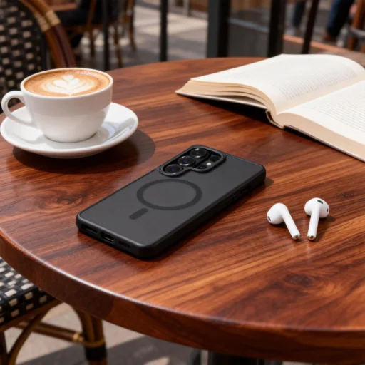 Samsung Galaxy S26 Ultra Tech-protect Magcam Magsafe puzdro čierne matné - 7