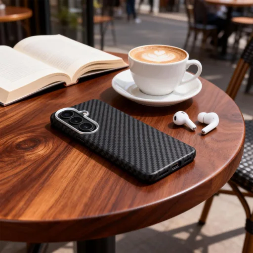 Samsung Galaxy S26 Tech-protect Ion Carbon Magsafe puzdro čierno-strieborné - 3