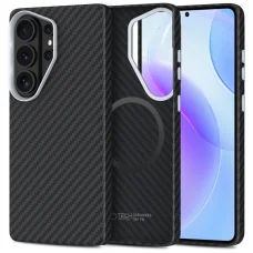 Samsung Galaxy S26 Ultra Tech-protect Ion Carbon Magsafe obal Čierna/Strieborná