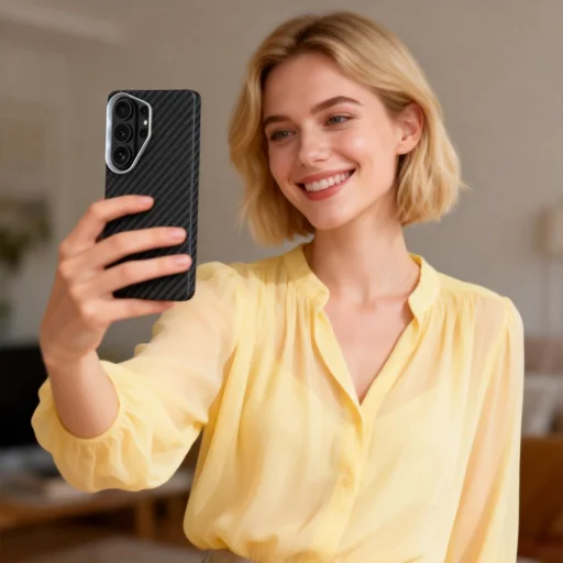 Samsung Galaxy S26 Ultra Tech-protect Ion Carbon Magsafe obal Čierna/Strieborná - 3