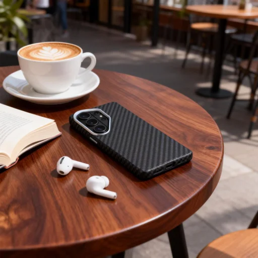 Samsung Galaxy S26 Ultra Tech-protect Ion Carbon Magsafe obal Čierna/Strieborná - 4