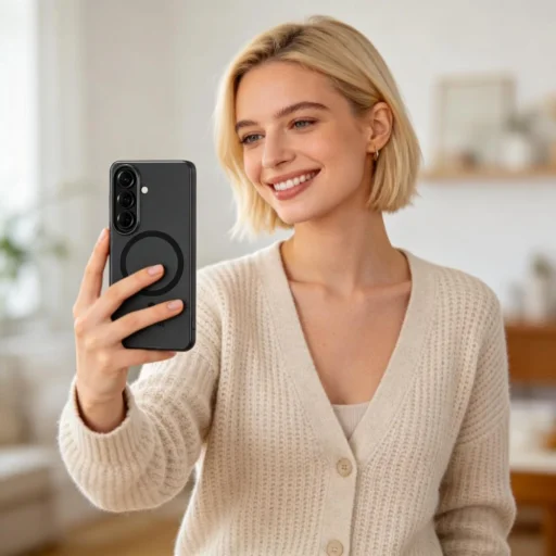 Samsung Galaxy S26 Tech-protect Magslim Magsafe puzdro Matné/čierne - 6