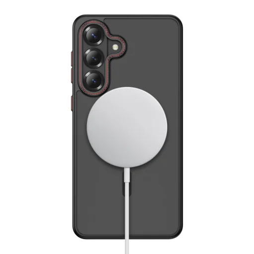 Samsung Galaxy S26+ Plus Magcam Magsafe puzdro Matné Čierno-červené - 4